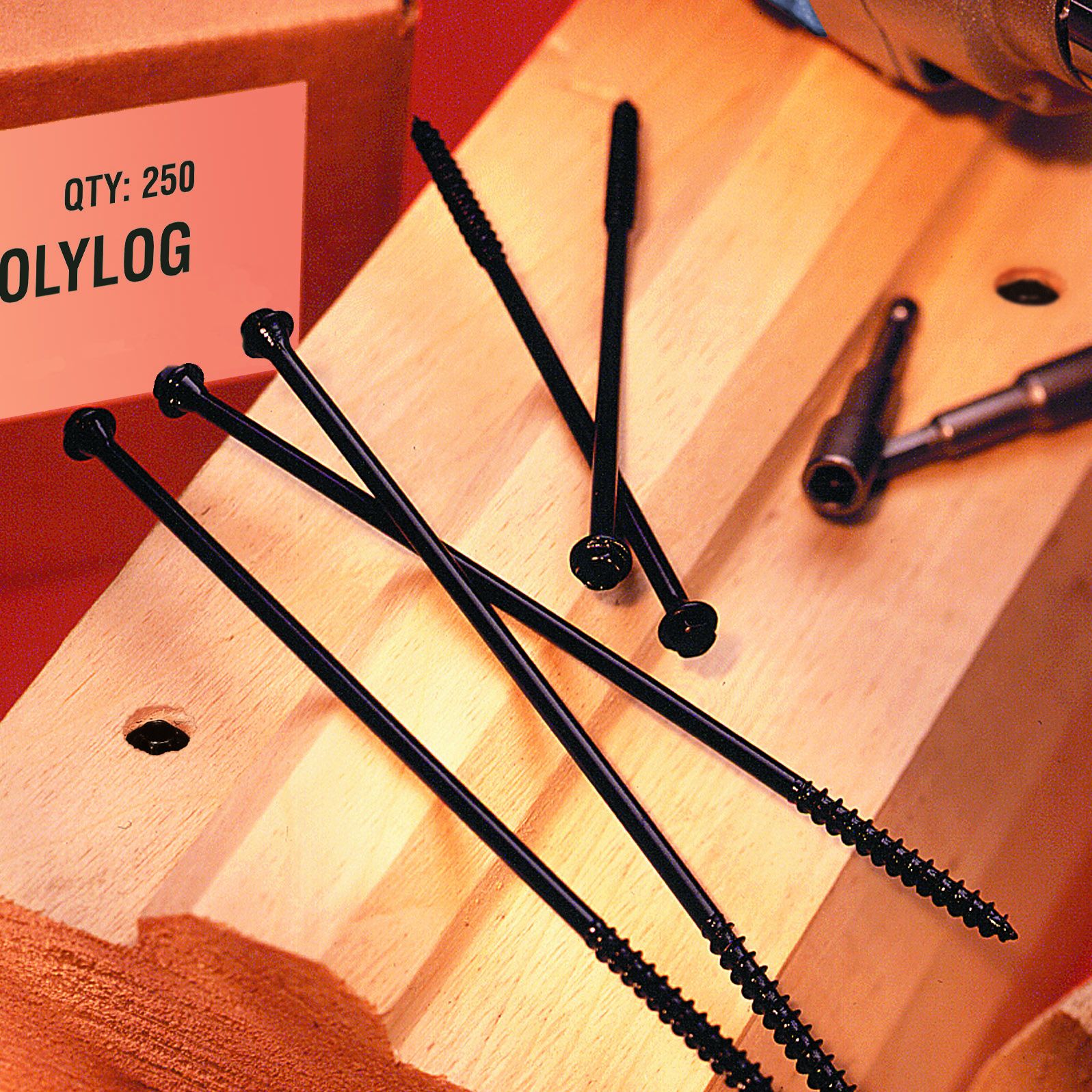Main 2 - OLYLOG LOG HOME SCREW 12" 
Sold Per Each -