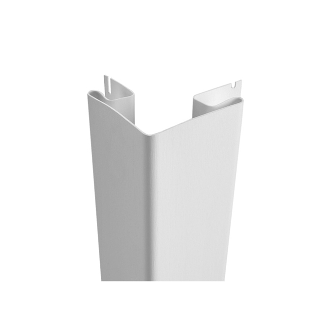 MITTEN 3" VINYL OUTSIDE CORNER (10' LONG) - WHITE - Kilrich Building Centres