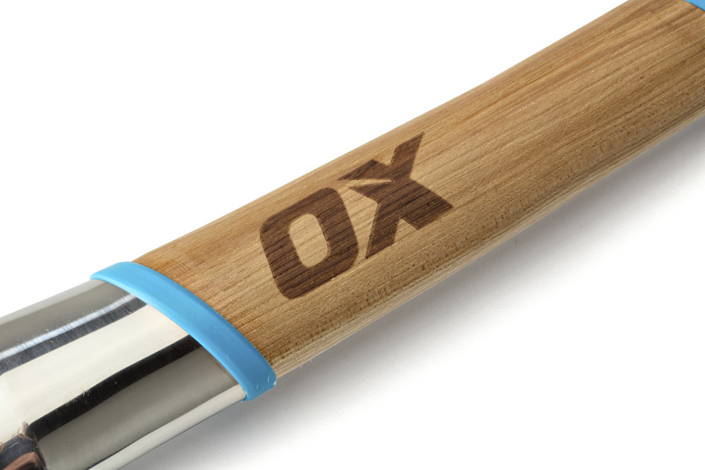 Main 2 - OX PRO 22oz. MILLED FACE FRAMING HAMMER w/ CURVED HICKORY HANDLE, TPR GRIP & STEEL REINFORCEMENT -