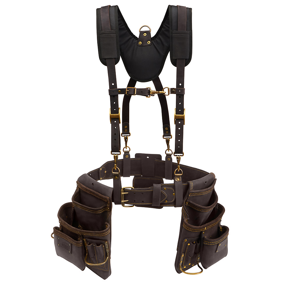 OX PRO OIL-TANNED LEATHER FRAMING RIG w/ SUSPENDERS - Kilrich Building Centres