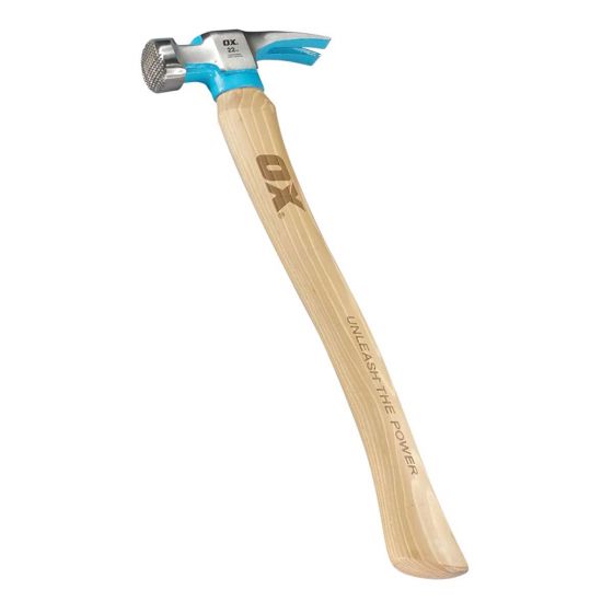 OX PRO CALIFORNIA FRAMING HAMMER w/ HICKORY HANDLE (18 oz.) - Kilrich Building Centres