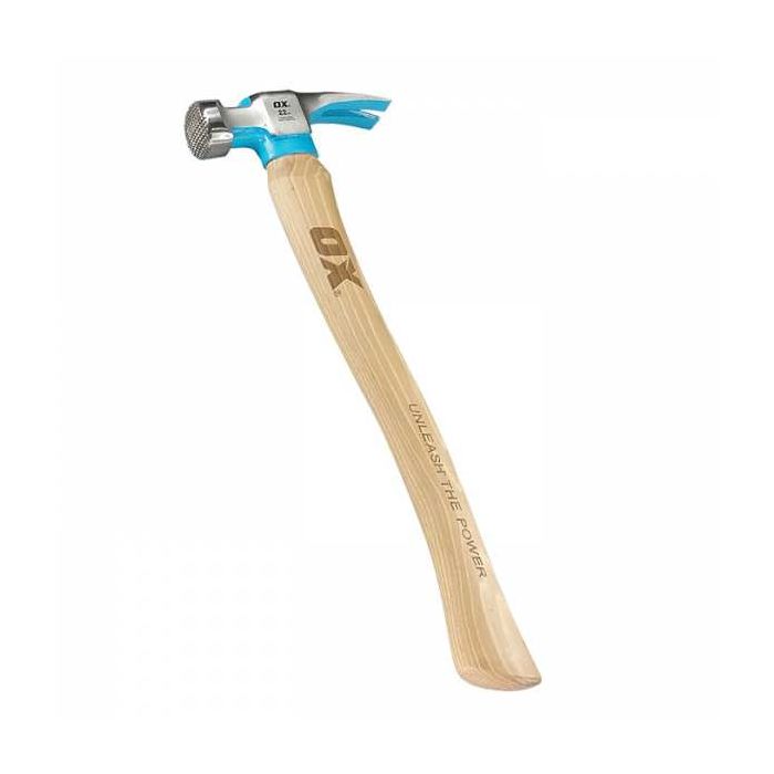 OX PRO CALIFORNIA FRAMING HAMMER w/ HICKORY HANDLE (22 oz.) - Kilrich Building Centres