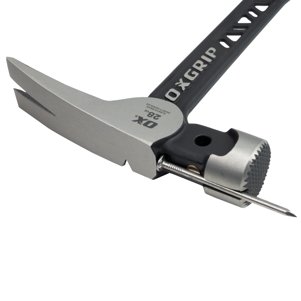 Main 3 - OX PRO ULTRASTRIKE FRAMING HAMMER w/ MILLED FACE (28oz. / 800g) -