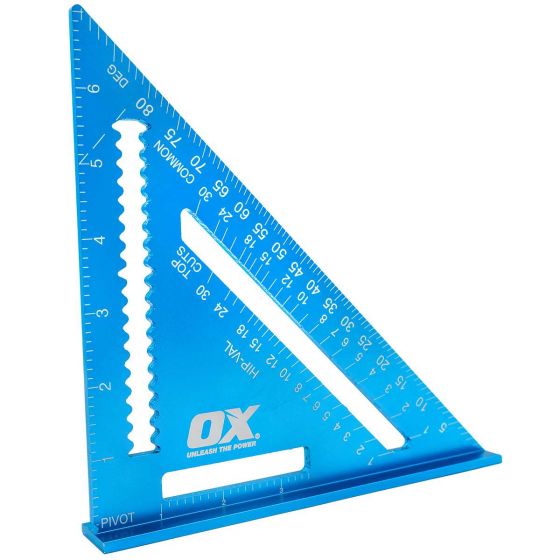 OX PRO 7" ALUMINUM RAFTER SQUARE - Kilrich Building Centres