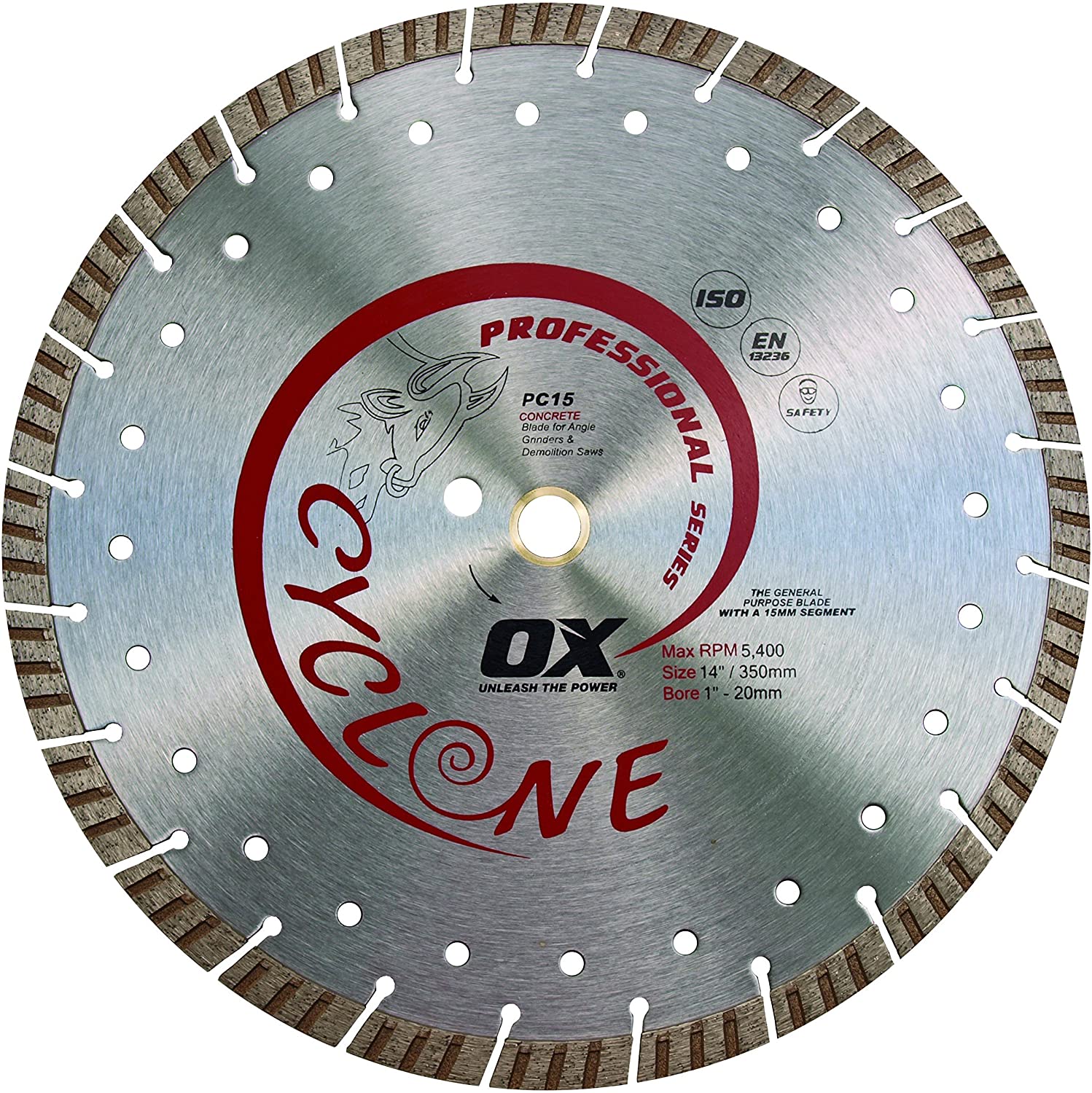 OX PRO 10" SUPERCUT GENERAL PURPOSE SEGMENTED DIAMOND BLADE (FOR CONCRETE) - Kilrich Building Centres