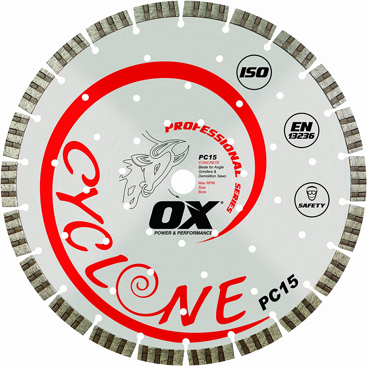  OX PRO 12" SUPERCUT GENERAL PURPOSE SEGMENTED DIAMOND BLADE (FOR CONCRETE) - Kilrich Building Centres