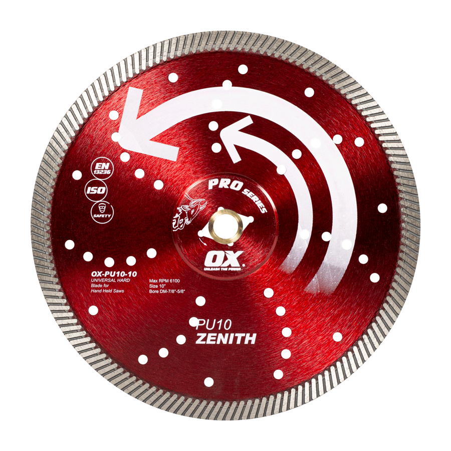 OX PRO UNIVERSAL DIAMOND BLADE (10") - Kilrich Building Centres