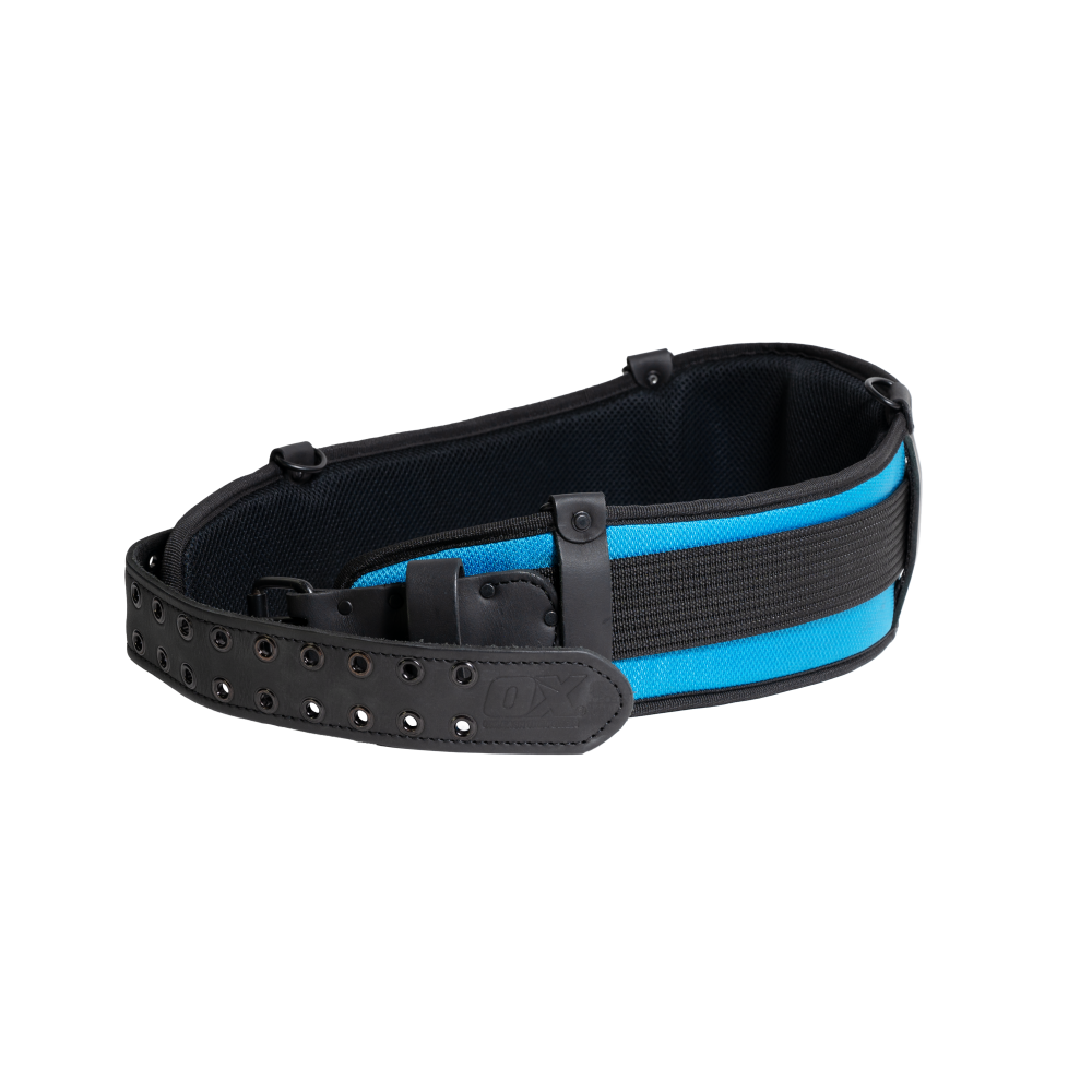OX ULTIMATE LEATHER & NYLON BACK SUPPORT w/ KEVLAR REINFORCEMENT - Kilrich Building Centres