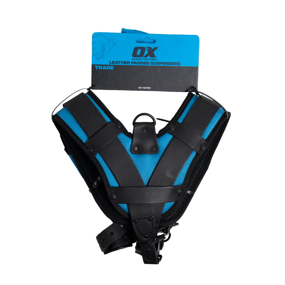OX ULTIMATE LEATHER & NYLON SUSPENDERS w/ KEVLAR REINFORCEMENT - Kilrich Building Centres
