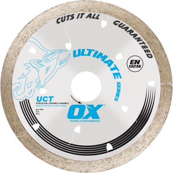 OX ULTIMATE SERIES PORCELAIN, CERAMIC & MARBLE BLADE (10") - Kilrich Building Centres