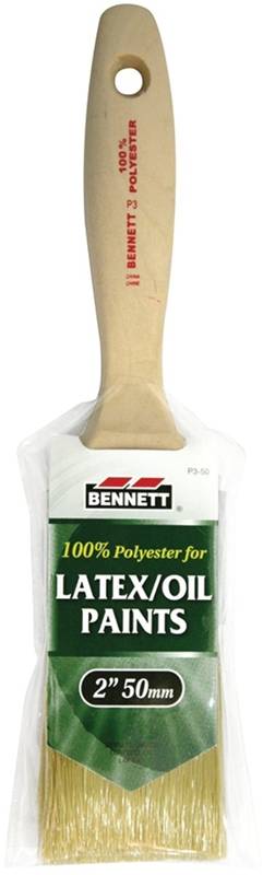 BENNETT 2" POLYESTER BRUSH (FOR LATEX OIL / PAINTS) - Kilrich Building Centres