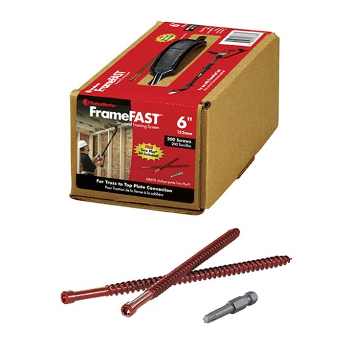 FASTENMASTER FRAMEFAST 6"
STRUCTURED SCREWS 
BOX OF 200 - Kilrich Building Centres