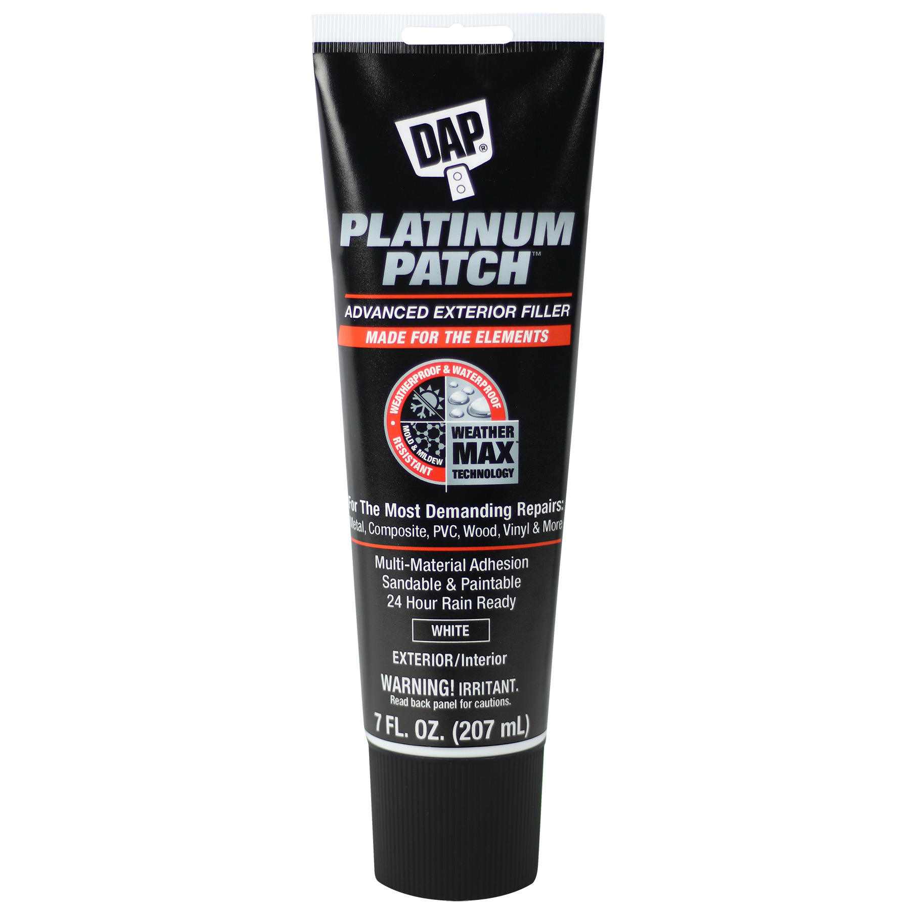 DAP PLATINUM PATCH EXTERIOR / INTERIOR FILLER - WHITE (207 ml) - Kilrich Building Centres