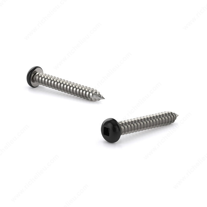 1-1/4" #8 PAN-HEAD PAINTED SCREW - BLACK (100 PACK) - Kilrich Building Centres