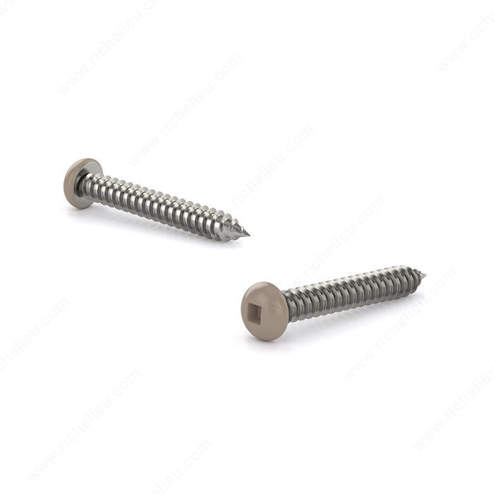 1-1/4" #8 PAN-HEAD PAINTED SCREW - TAN (100 PACK) - Kilrich Building Centres
