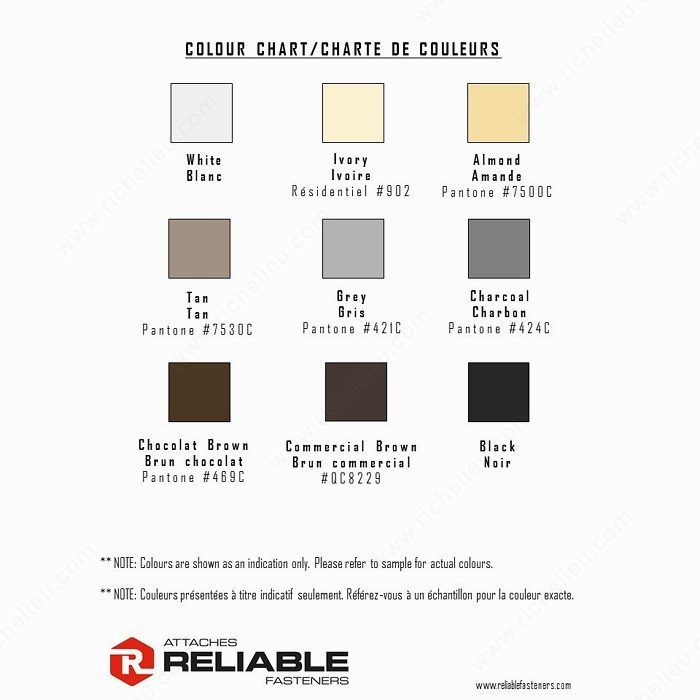 Main 2 - 1/2" #8 PAN-HEAD PAINTED SCREW - WHITE (100 PACK) -