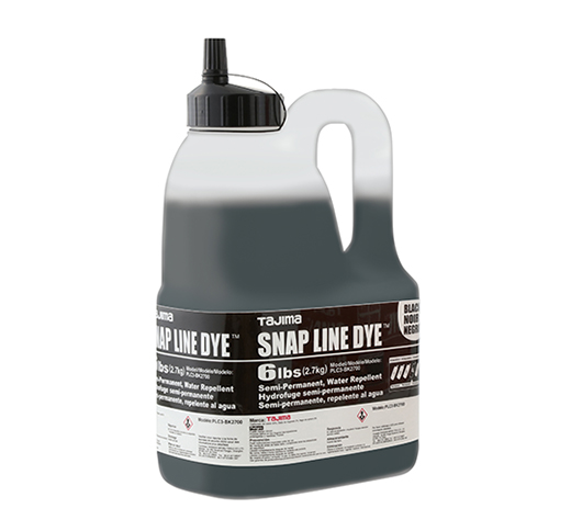 TAJIMA SNAP LINE CHALK BOTTLE - BLACK (6 lb.) - Kilrich Building Centres