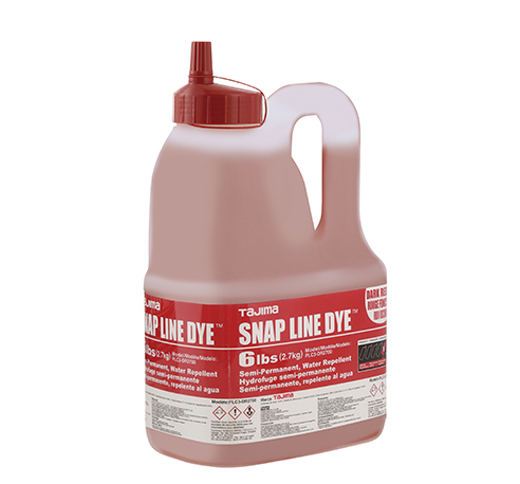 TAJIMA SNAP LINE CHALK BOTTLE - DARK RED (6 lb.) - Kilrich Building Centres