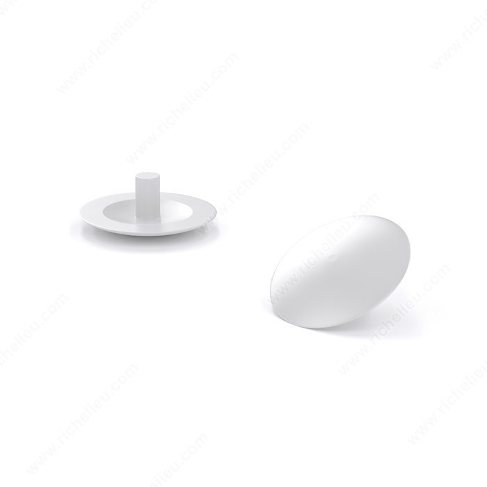 #6 PLASTIC PUSH CAP - WHITE (25 PACK) - Kilrich Building Centres