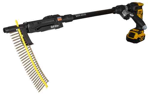 SIMPSON QUIKDRIVE PROCCS+ MULTI-PURPOSE COMBO SYSTEM w/ CORDLESS DEWALT, 2 BATTERIES & CHARGER - Kilrich Building Centres