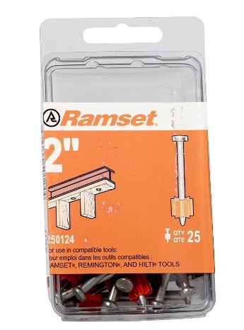 Ramset 2" Drive Pin - Kilrich Building Centres