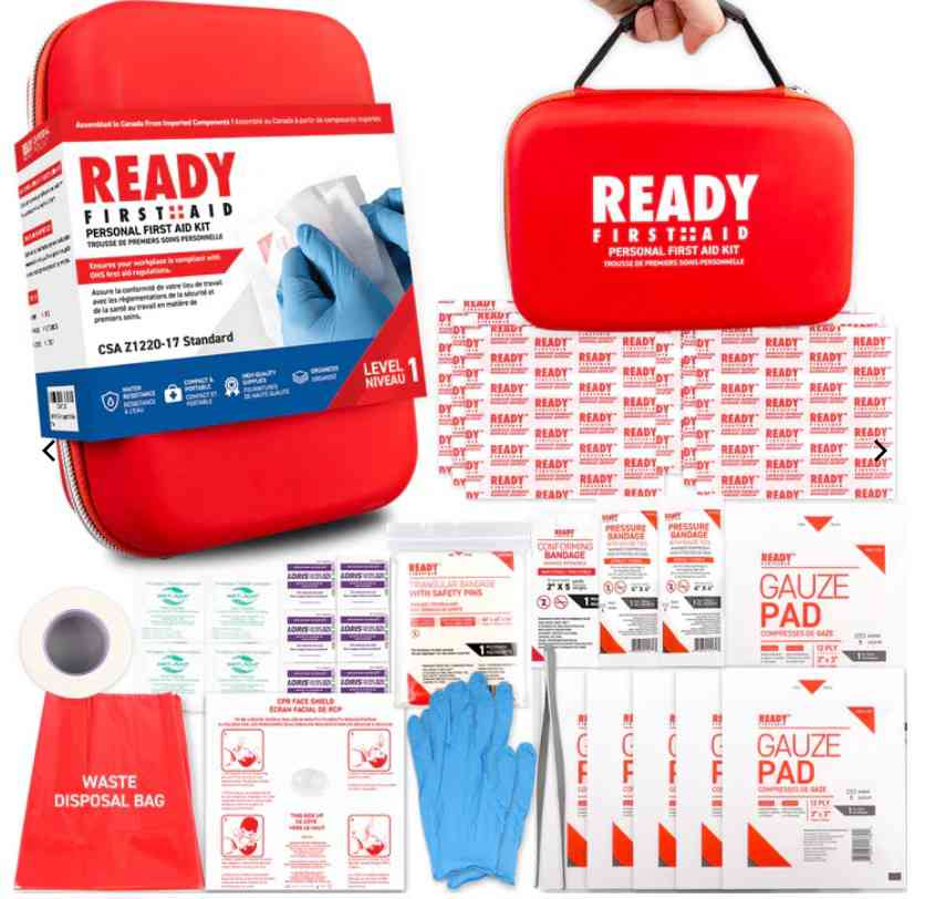 CSA TYPE 1 PERSONAL FIRST AID KIT w/ EVA CASE - Kilrich Building Centres