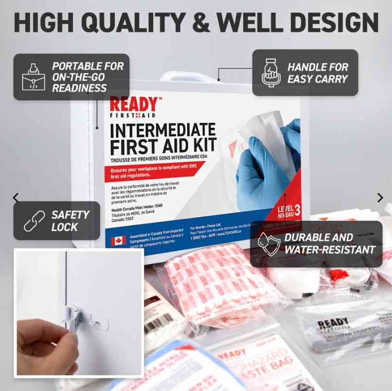 Main 2 - CSA TYPE 3 INTERMEDIATE FIRST AID KIT (51 - 100 WORKERS) w/ METAL CASE -