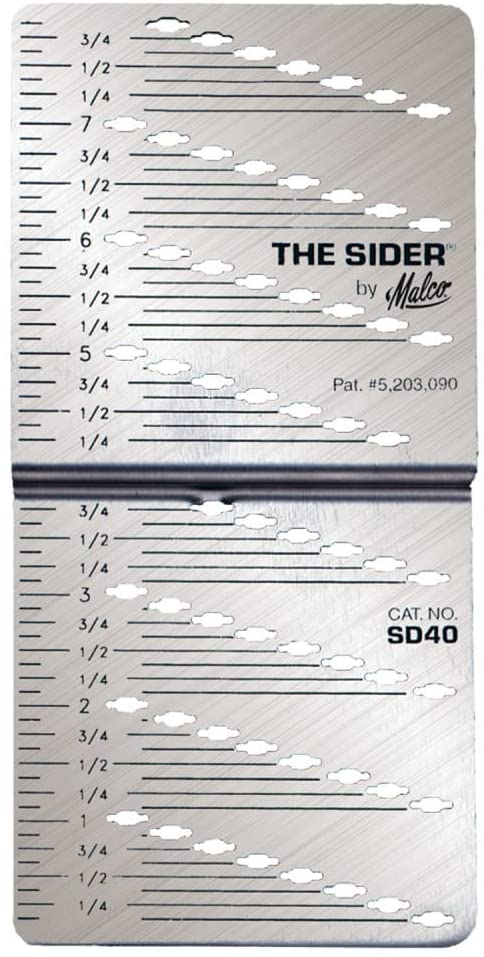 MALCO DUTCHLAP 4.5" SIDER, MARKING & CUTTING TEMPLATE - Kilrich Building Centres