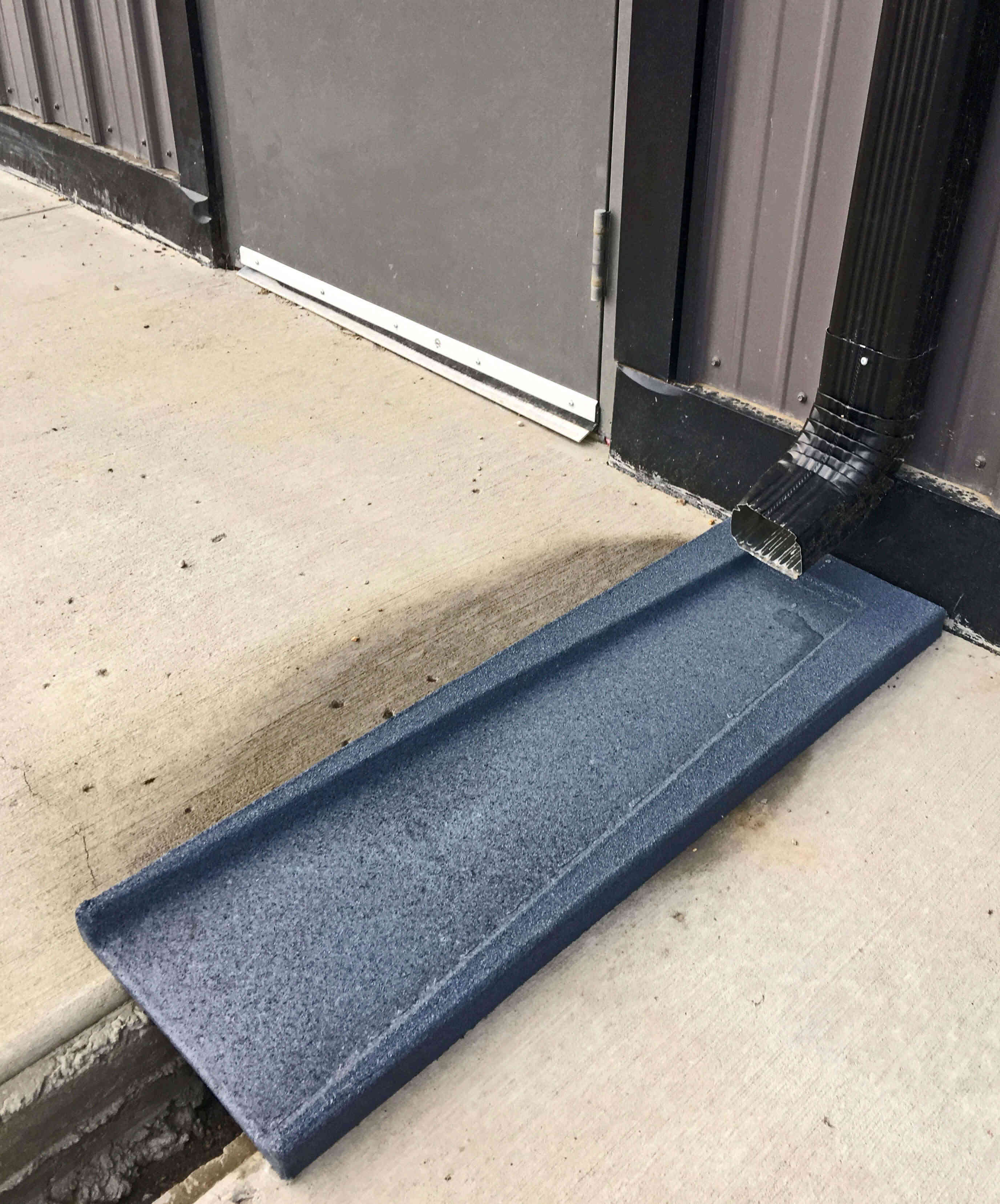 Main 2 - SHERCOM RUBBER SPLASH PAD - GREY (36" x 12" x 1.5") -