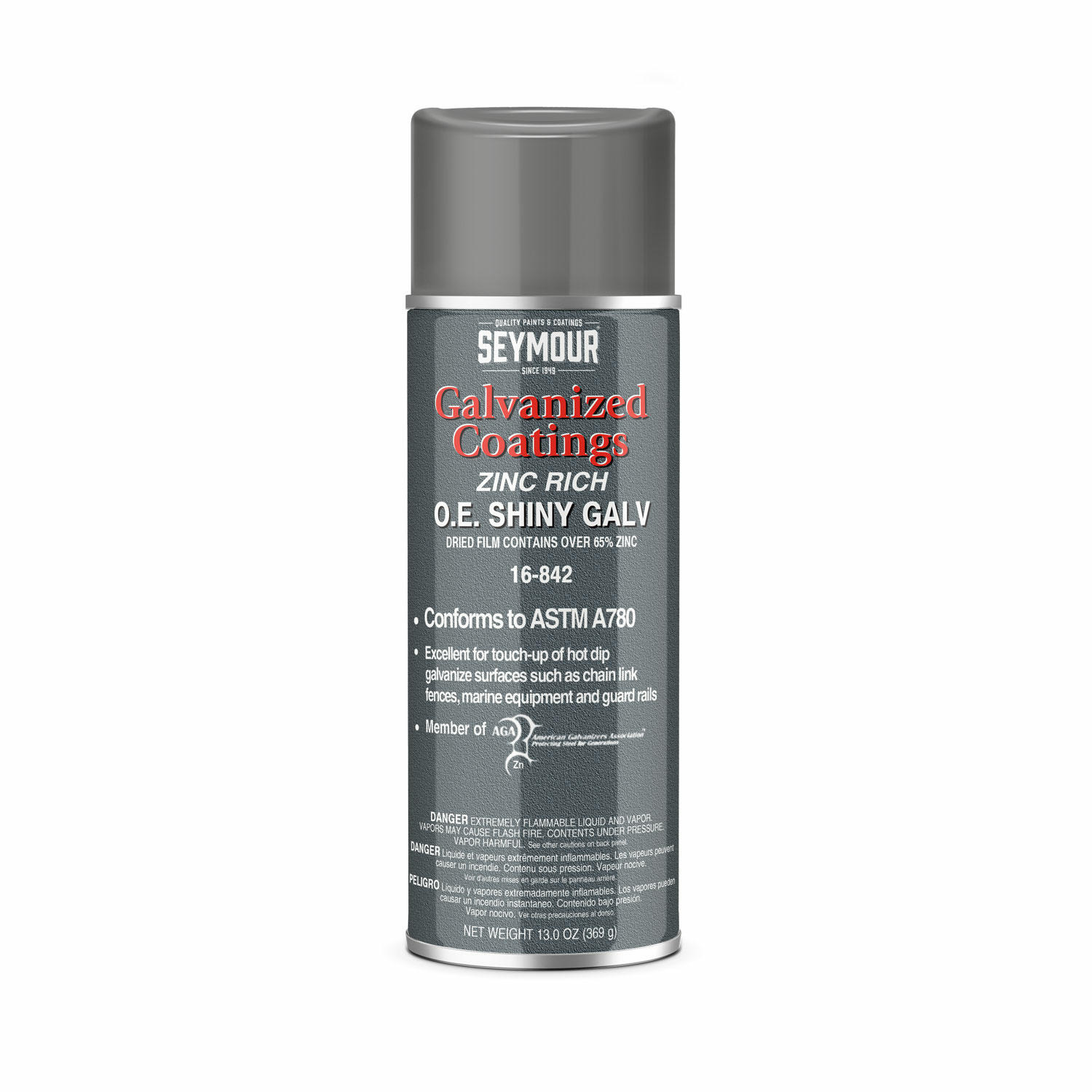 SEYMOUR GALVANIZED COATING - O.E. SHINY GALV (369 g) - Kilrich Building Centres