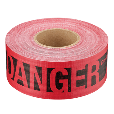 3" DANGER TAPE - RED (500' ROLL) - Kilrich Building Centres