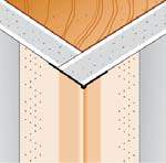 10' 90° OUTSIDE CORNERBEAD - X-WIDE, PAPER FACED, EVEN LEG (T1XWEL10) - Kilrich Building Centres
