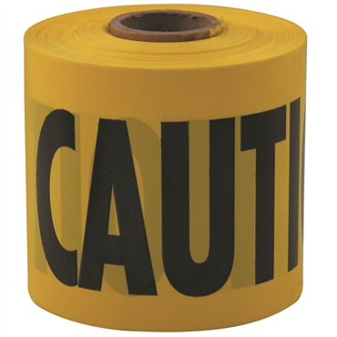 3" CAUTION TAPE - YELLOW (200' ROLL) - Kilrich Building Centres
