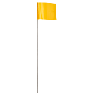 STAKE FLAGS - YELLOW (100 PACK) - Kilrich Building Centres