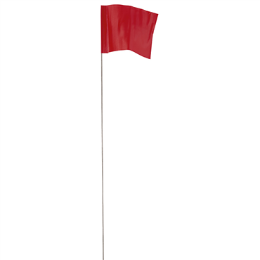 STAKE FLAGS - RED (100 PACK) - Kilrich Building Centres