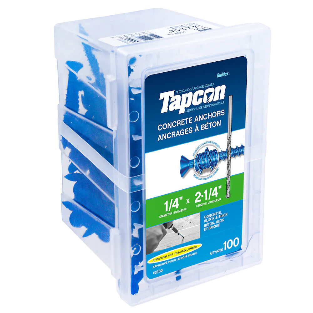 3330: TAPCON 1/4" X 2-1/4" FLT
PHIL - Kilrich Building Centres