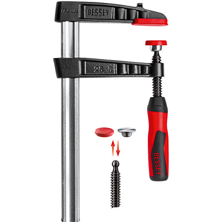 BESSEY 4-1/2" x 12" TGJ SERIES MEDIUM-DUTY CLAMP (1000 lbs.) - Kilrich Building Centres