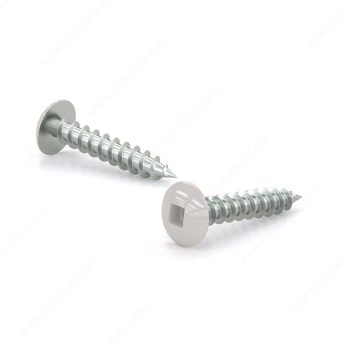 1" #8 PAN-HEAD PAINTED SCREW - WHITE (100 PACK) - Kilrich Building Centres