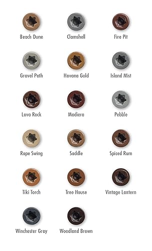 Main 2 - TREX BEACH DUNE COLOR MATCHED
SCREW (350 pc/box){BROWN} -