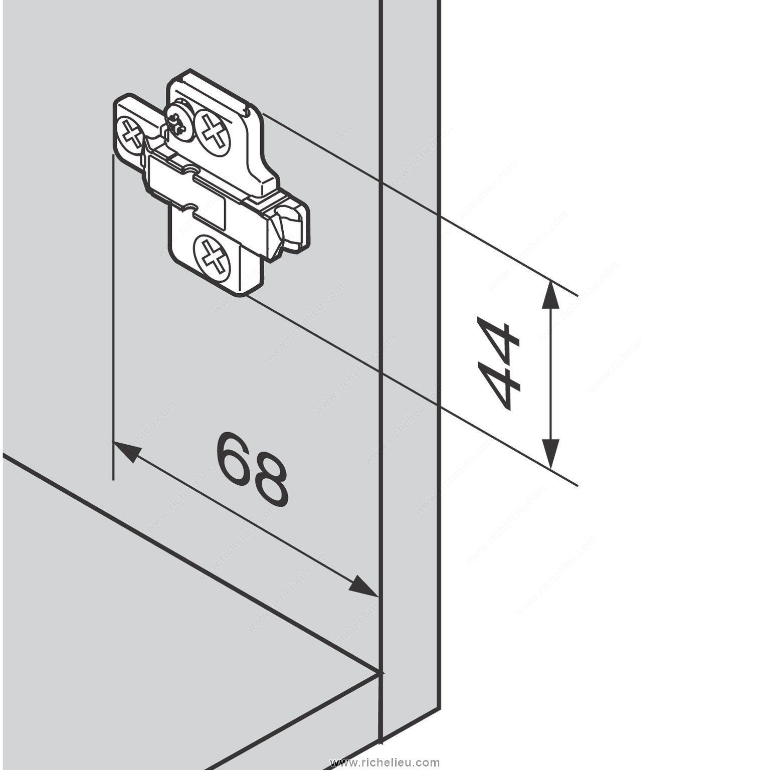 Main 2 - MOUNTING PLATE CLIP ADJUSTABLE
0MM -
