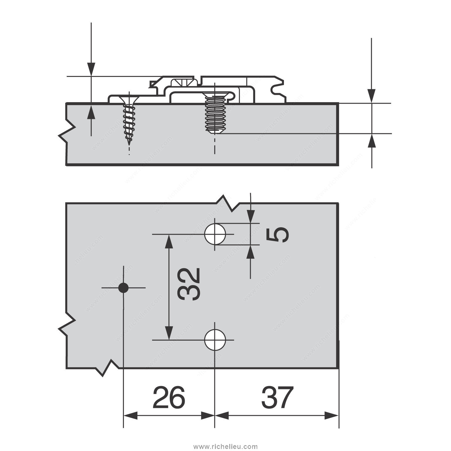 Main 2 - MOUNTING PLATE CLIP ADJUSTABLE
9MM -