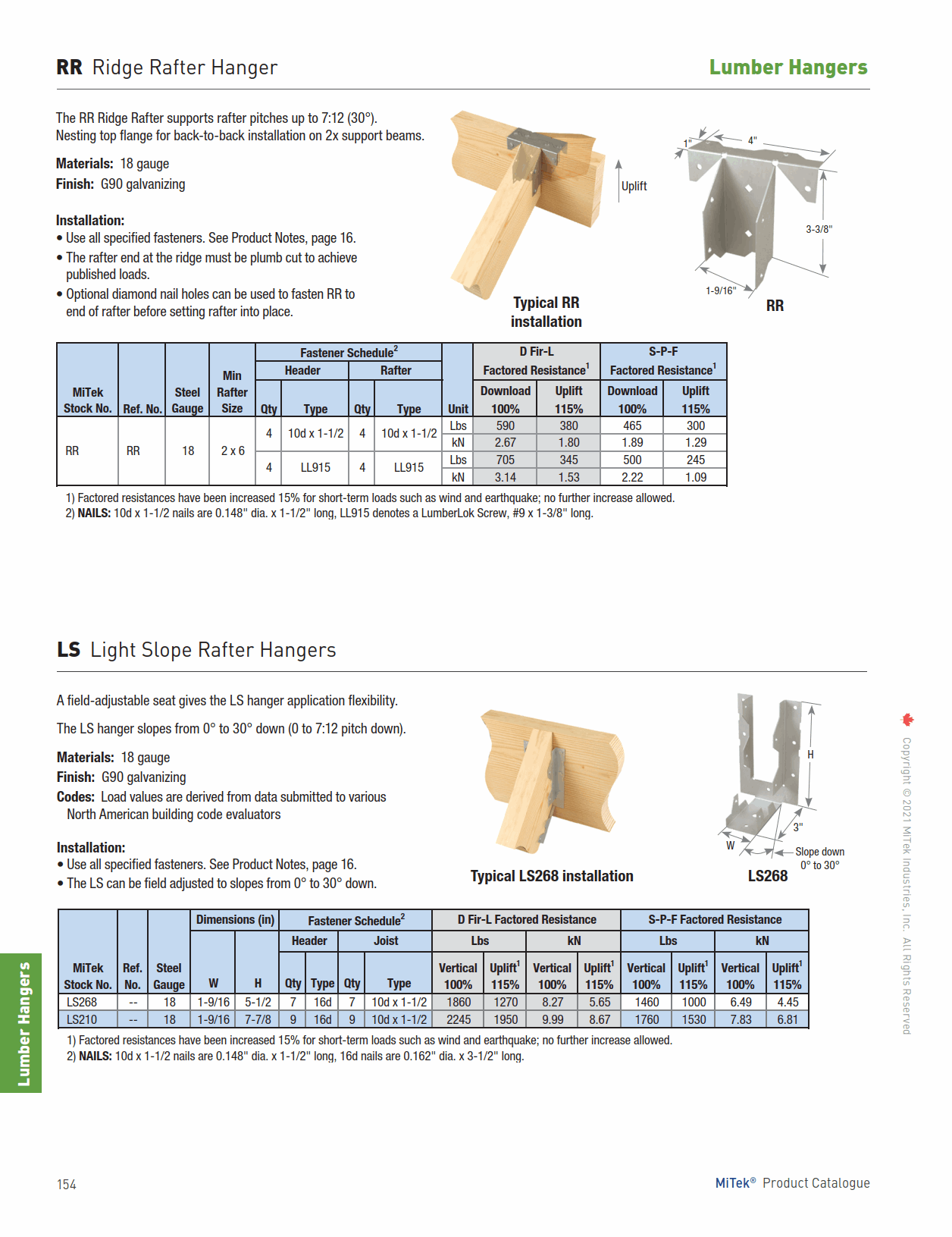 Main 2 - RIDGE RAFTER CONNECTOR PART# RR -