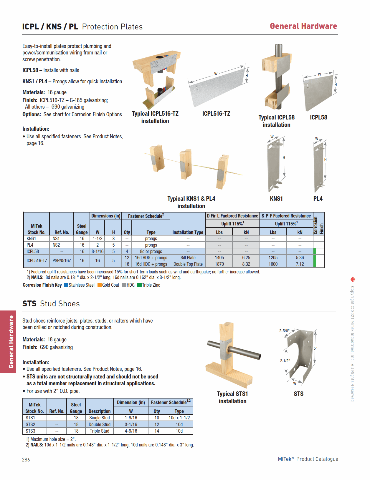Main 2 - 1-1/2" x 3" PROTECTION PLATE -