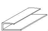 VLJB X 10' X 1/2" J-TRIM VINYL 
BEAD - Kilrich Building Centres