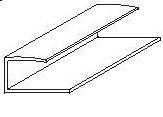VLJB X 10' X 5/8" J-TRIM VINYL 
BEAD - Kilrich Building Centres