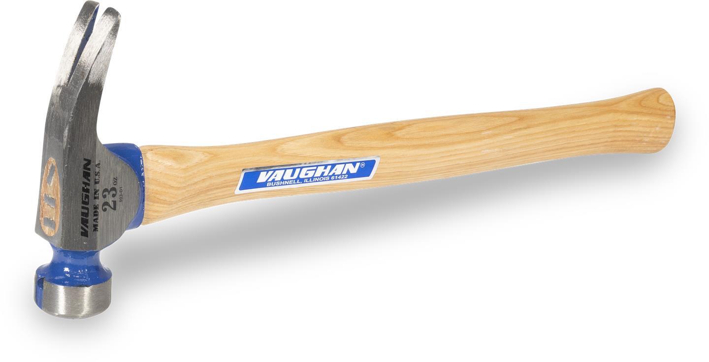 VAUGHAN CALIFORNIA FRAMER HAMMER w/ HICKORY HANDLE (23 oz.) - Kilrich Building Centres