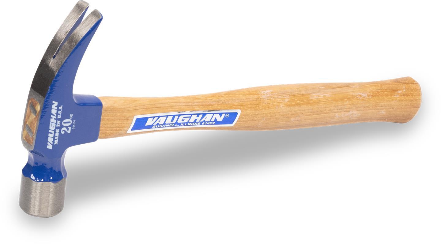 VAUGHAN 999 SERIES HAMMER w/ HICKORY HANDLE (20 oz.) - Kilrich Building Centres