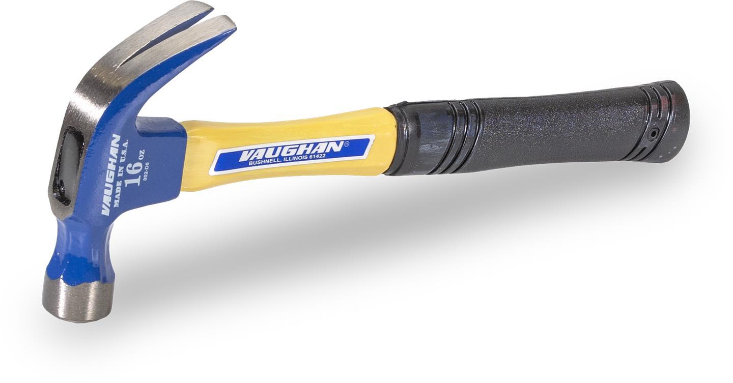 VAUGHAN NAIL / TRIM HAMMER w/ FIBREGLASS HANDLE (16 oz.) - Kilrich Building Centres