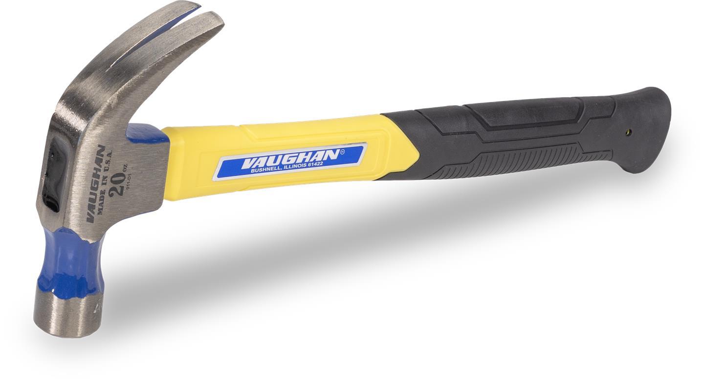 VAUGHAN NAIL / TRIM HAMMER w/ FIBREGLASS HANDLE (20 oz.) - Kilrich Building Centres