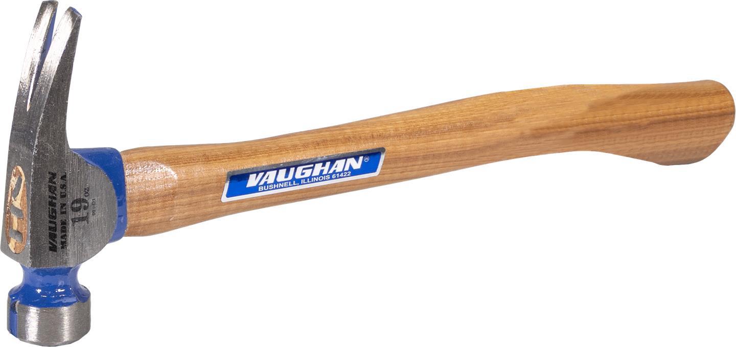 VAUGHAN CALIFORNIA FRAMER HAMMER w/ HICKORY HANDLE (19 oz.) - Kilrich Building Centres